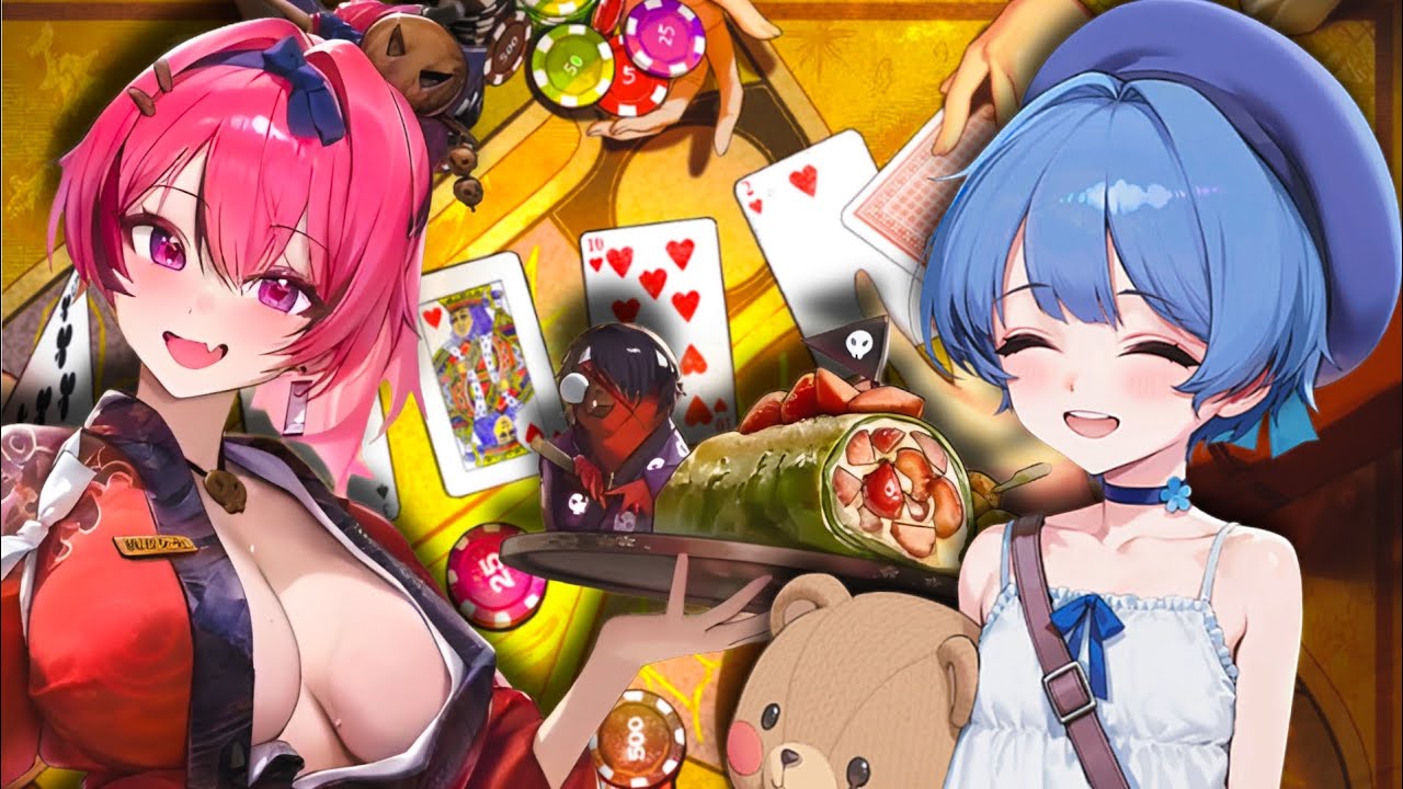 Jane and Cafe Sweety play POKER🎰 [GODDESS OF VICTORY:NIKKE] LIE CAUSE RECOIL🔻🔷️