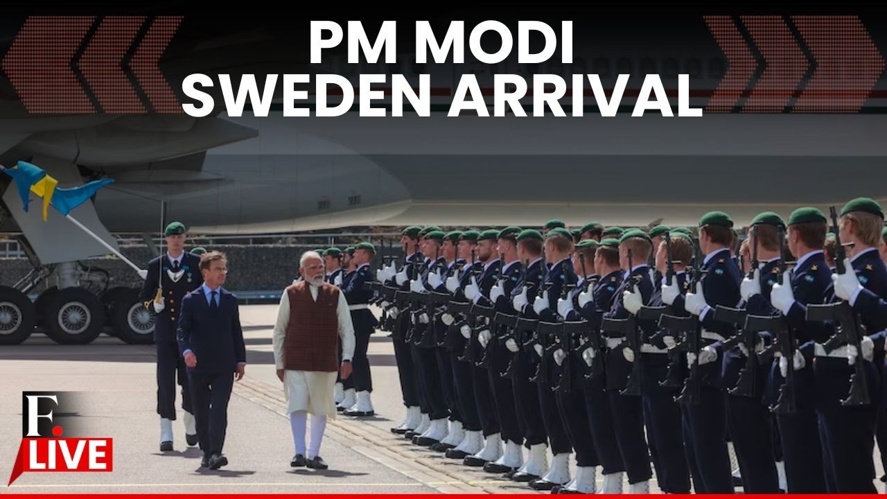 PM Modi LIVE: Prime Minister Modi Arrives In Sweden | PM Modi 5 Nation Tour