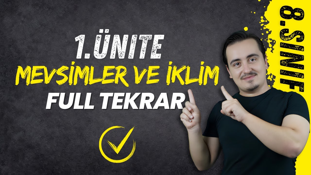 MEVSİMLER VE İKLİM FULL TEKRAR | 8. Sınıf Fen Bilimleri  #2026LGSTAYFA