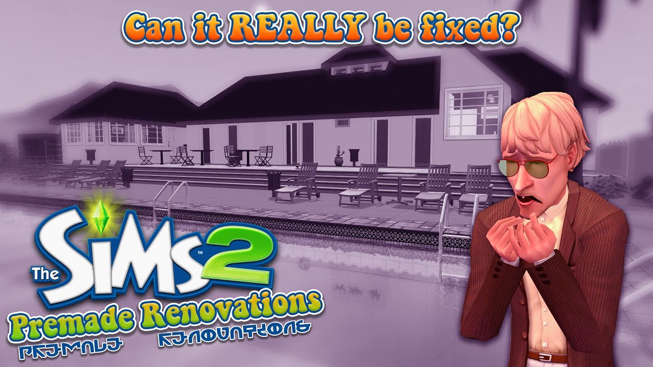The saddest pool in The Sims 2 ... Can I fix it? 🤽‍♀️🤔 (Available for Download!)