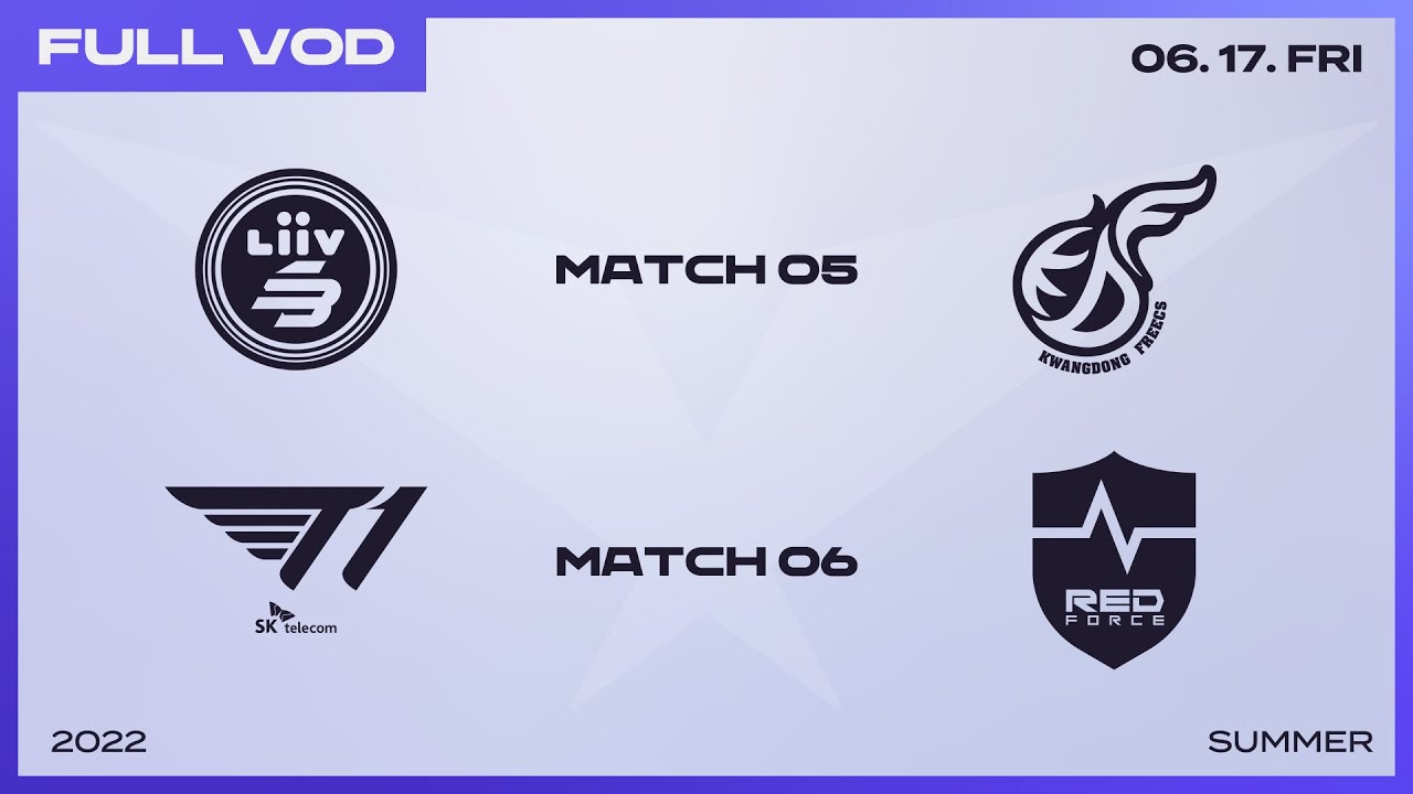 LSB vs KDF - T1 vs NS | 2022 LCK Summer Split