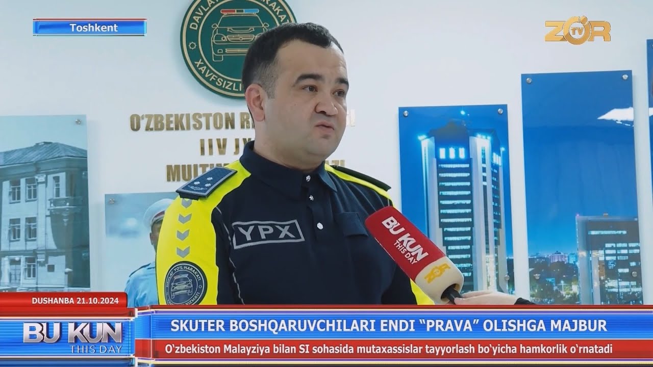 Skuter boshqaruvchilari endi “prava“ olishga majbur (IIV JXD YHXX Axborot xizmati)