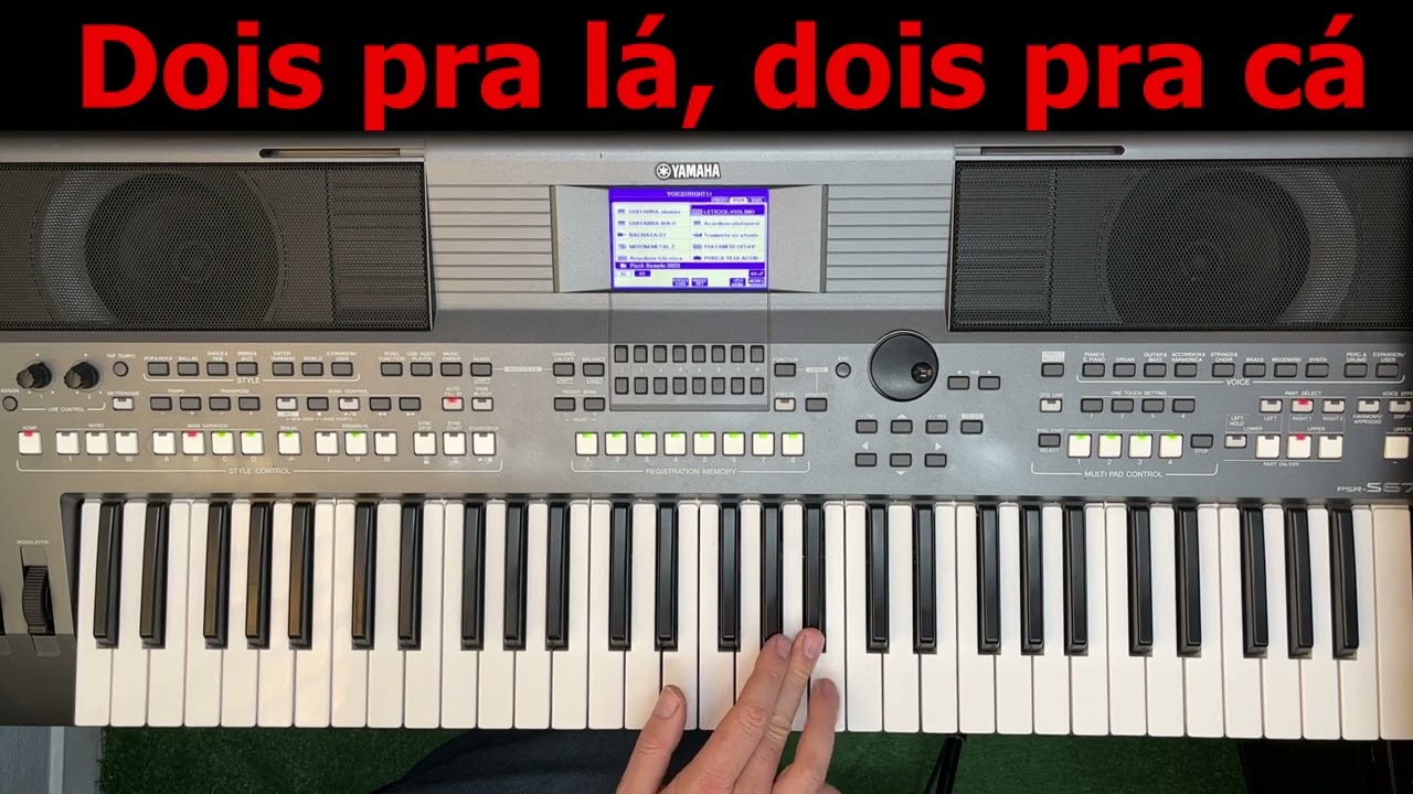 Dois pra lá, dois pra cá VONINHO Vídeo aula teclado