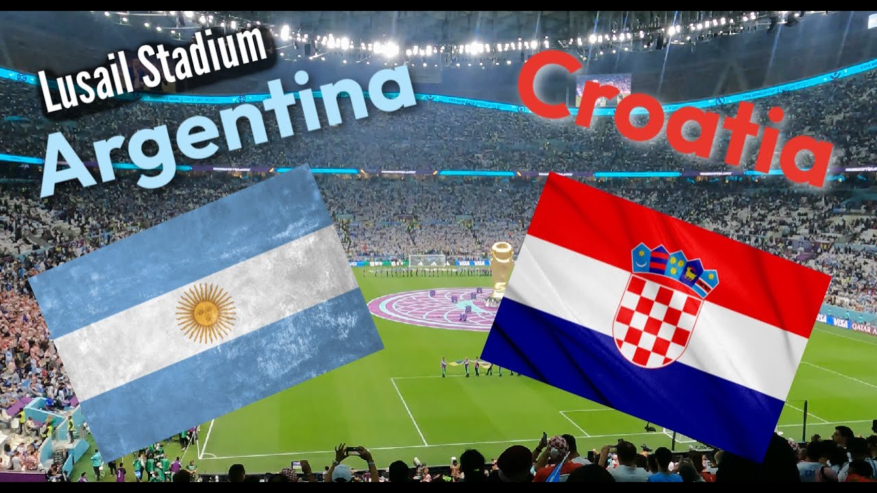 Amazing and Magnificent Lusail stadium & 80,000 fans - Argentina VS Croatia (CINEMATIC).