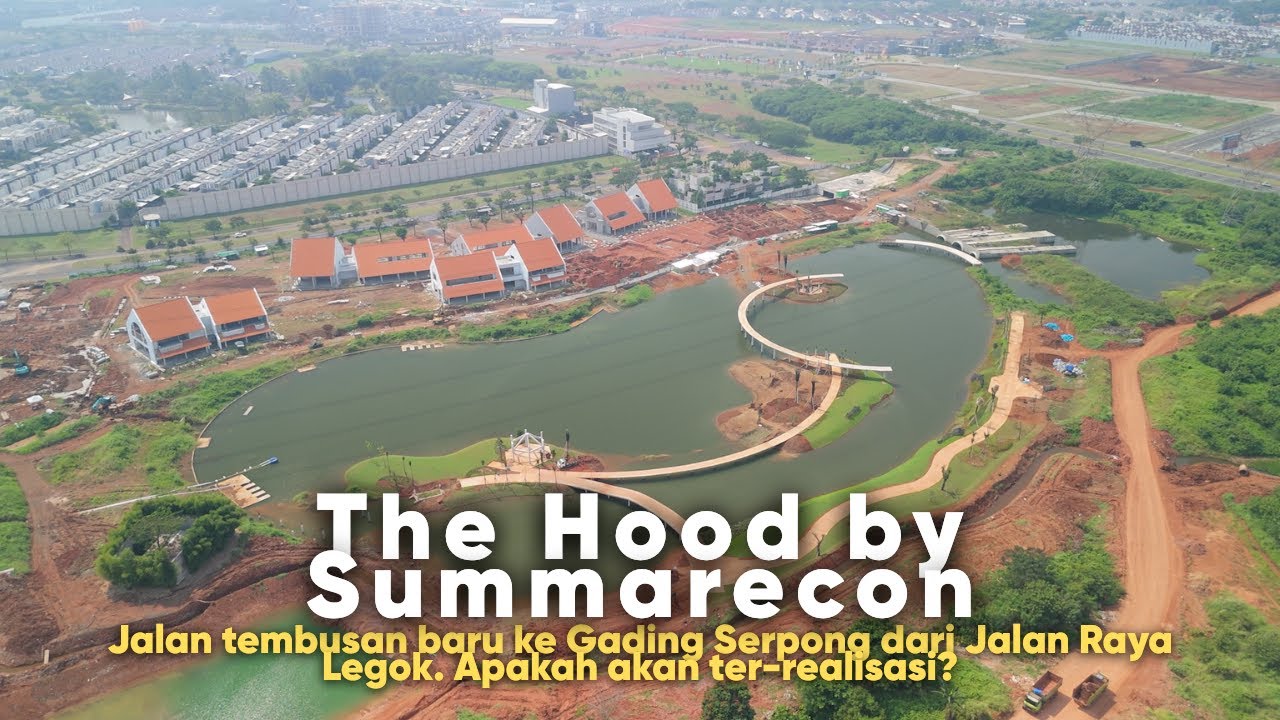 Jalan Tembusan Baru Menuju Gading Serpong dari Jalan Raya Legok