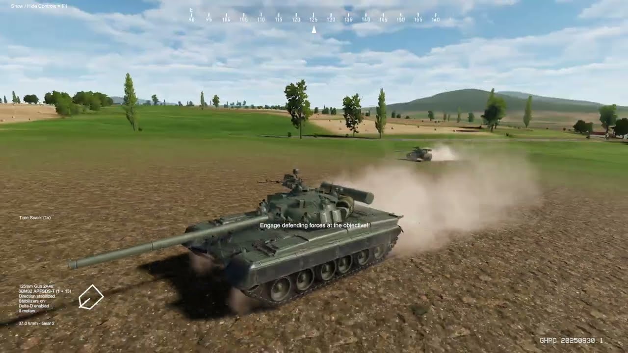 GHPC "Slow Raid" (T-80B vs M1IP version)
