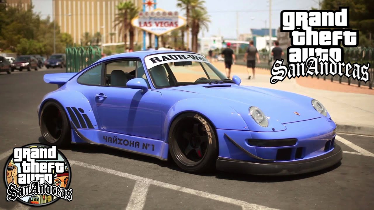Porsche 993 GT2 RWB Rough Rhythm для GTA San Andreas