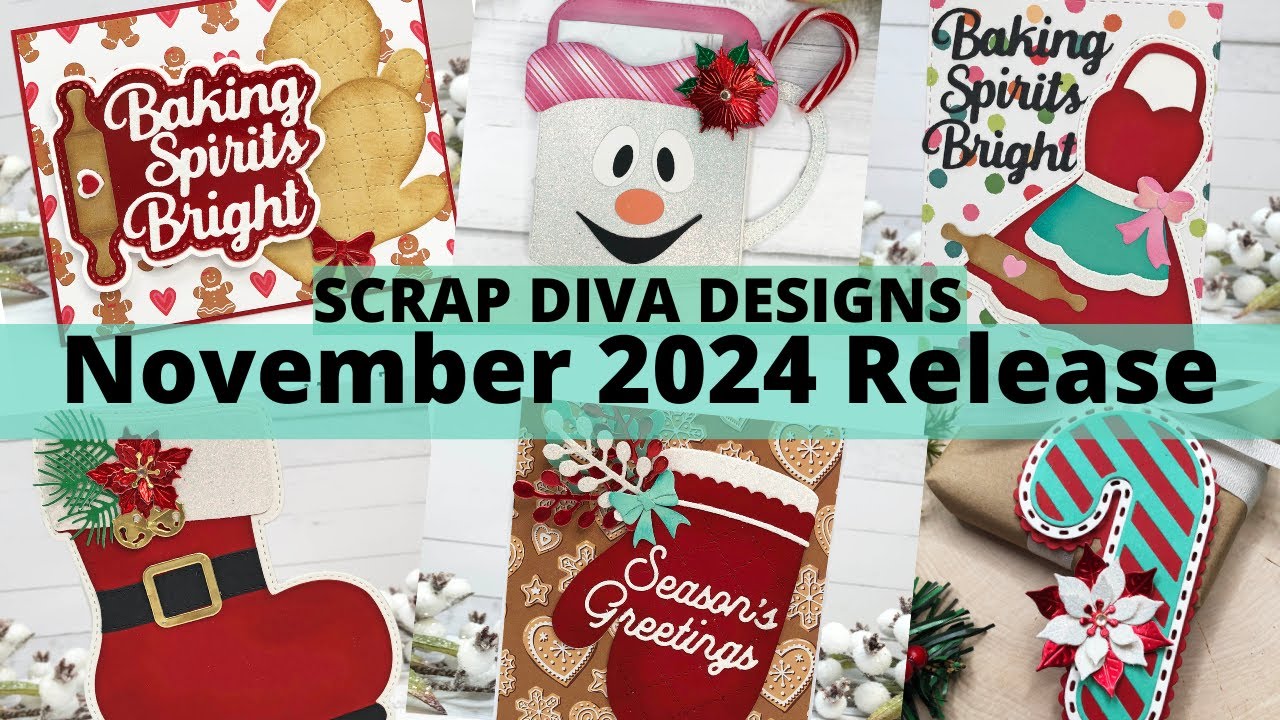 Scrap Diva Designs November 2024 Release - Christmas and Winter