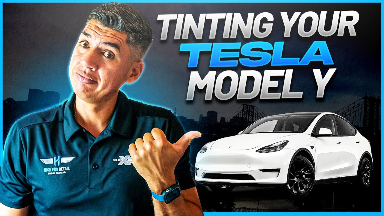 Тонировка стекол Tesla Model Y | Керамические тонировочные пленки XPEL XR PLUS