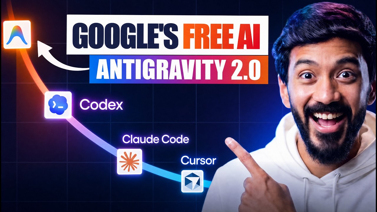 Бесплатный ИИ от Google против Claude Code и Codex &mdash; что выбрать? (Мастер-класс по Antigravity 2.0)