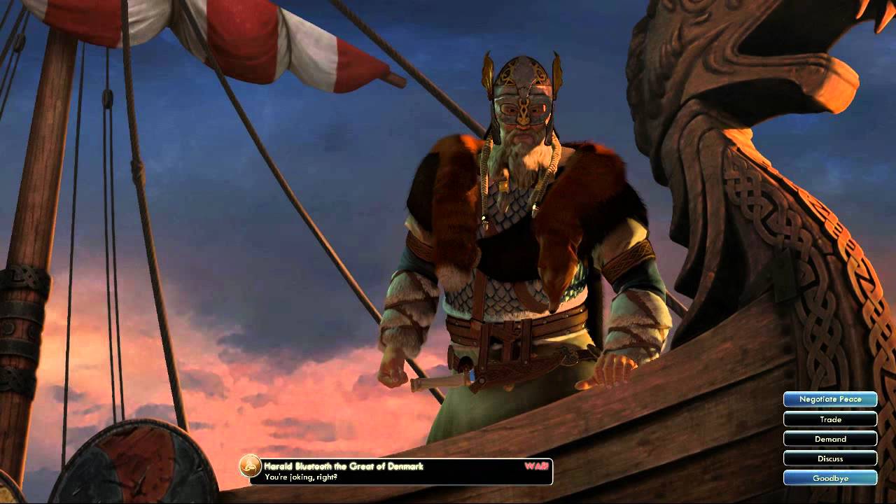 Civilization V OST | Harald Bluetooth War Theme | Dr&oslash;mte Mig en Dr&oslash;m i Nat and Nobilis Humilis