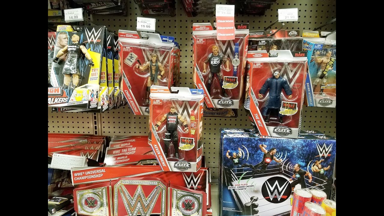 WWE ELITE 53 FOUND AT TOY R US! NEW BASICS + MORE WWE FIGURES! TOY HUNT!