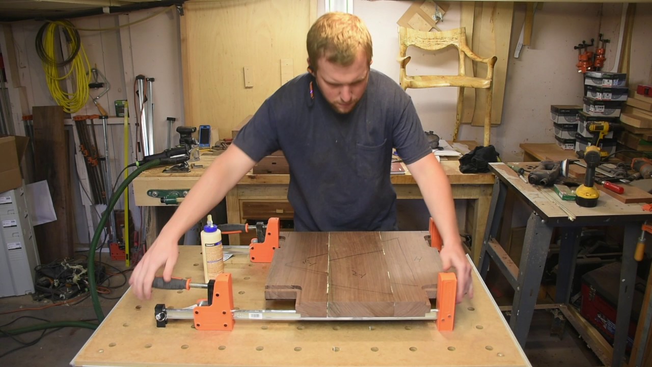 Building a elegant sculpted low back chair (part1)
