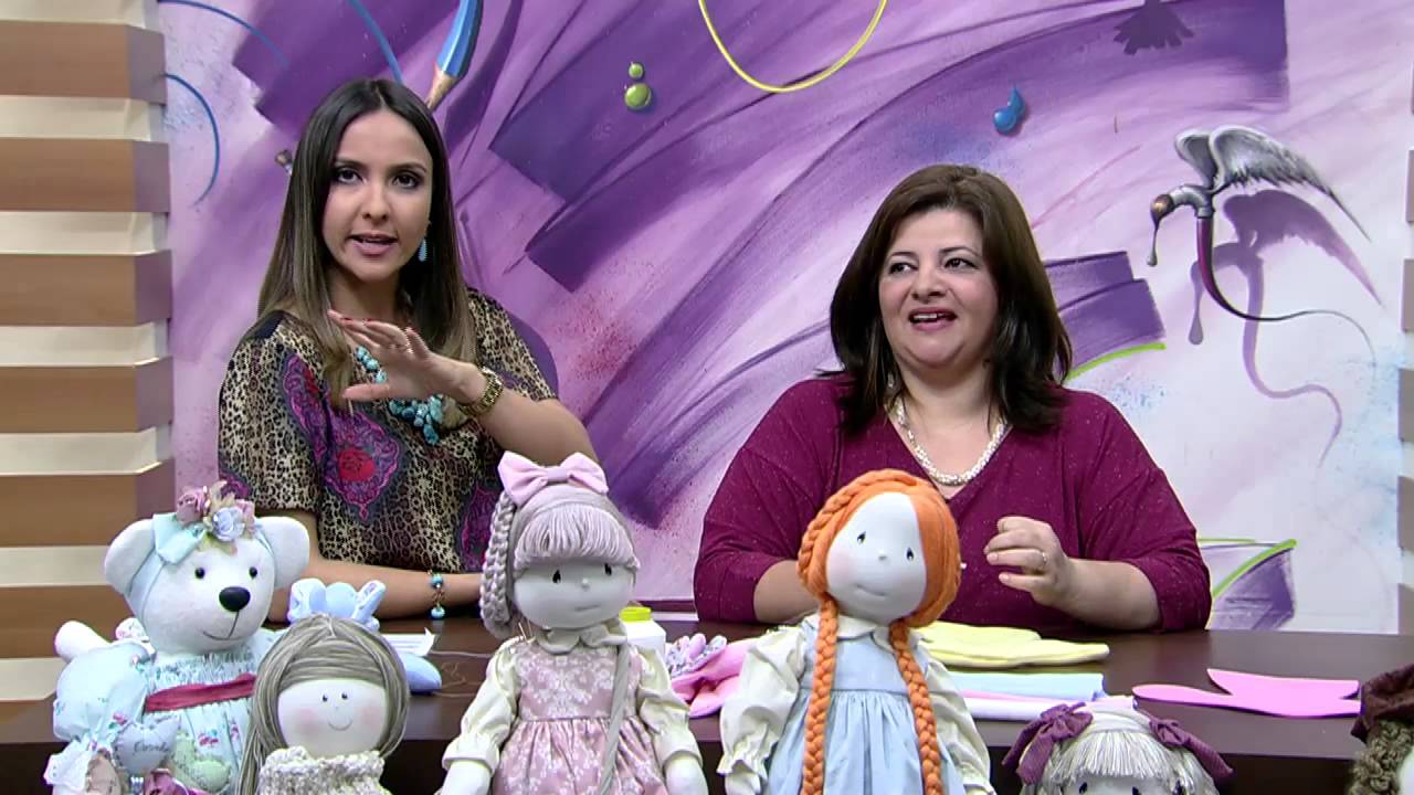 Mulher.com 18/05/2015 Vivi Prado - Boneco capa de mamadeira Parte 1/2