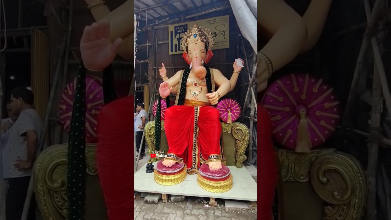 Kolhapur Cha Raja🌺🥰#kolhapurcharaja#ganpatibappa#aagmansohala#ganpatiaagman#explore