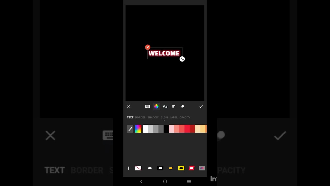Text animation in inshot tutorial #inshot#editing#tutorial