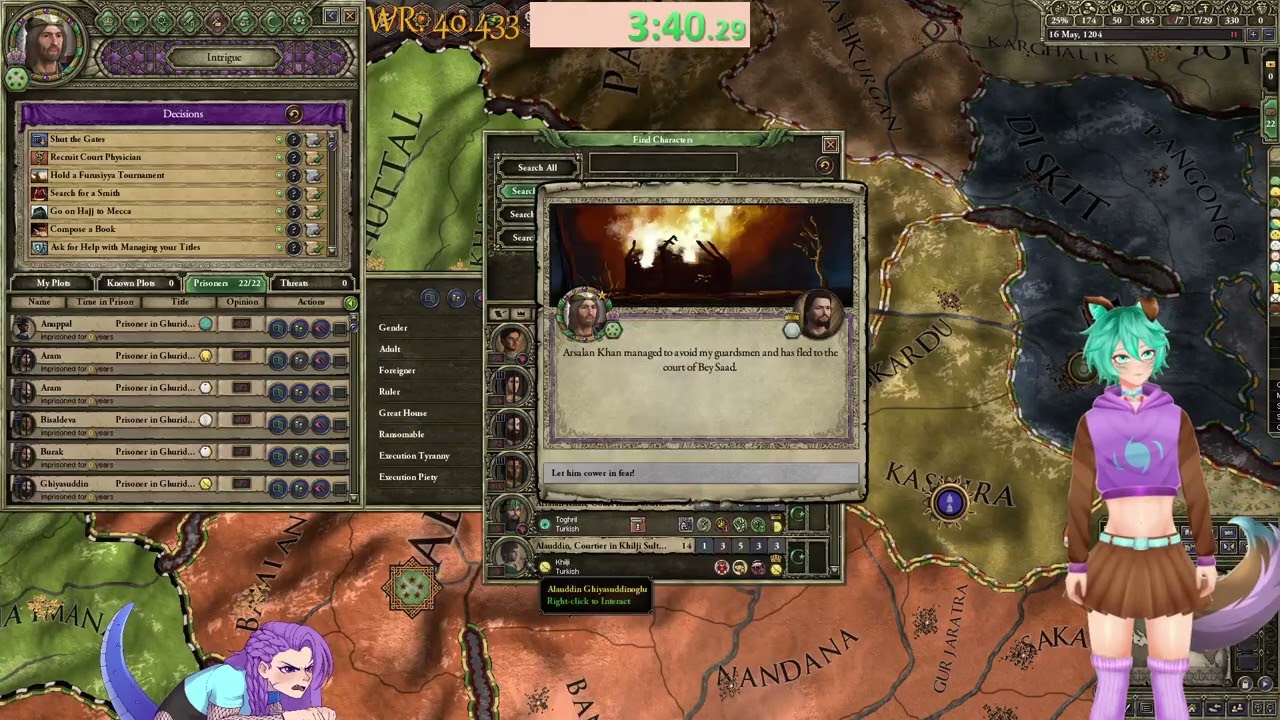 CK2 - Serial Killer 50/100 - IGT Tied WR Without Unpausing