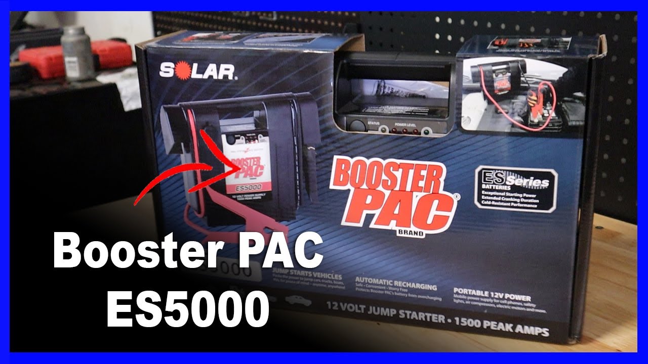 Desempaquetando un Solar ES5000 Booster Pack