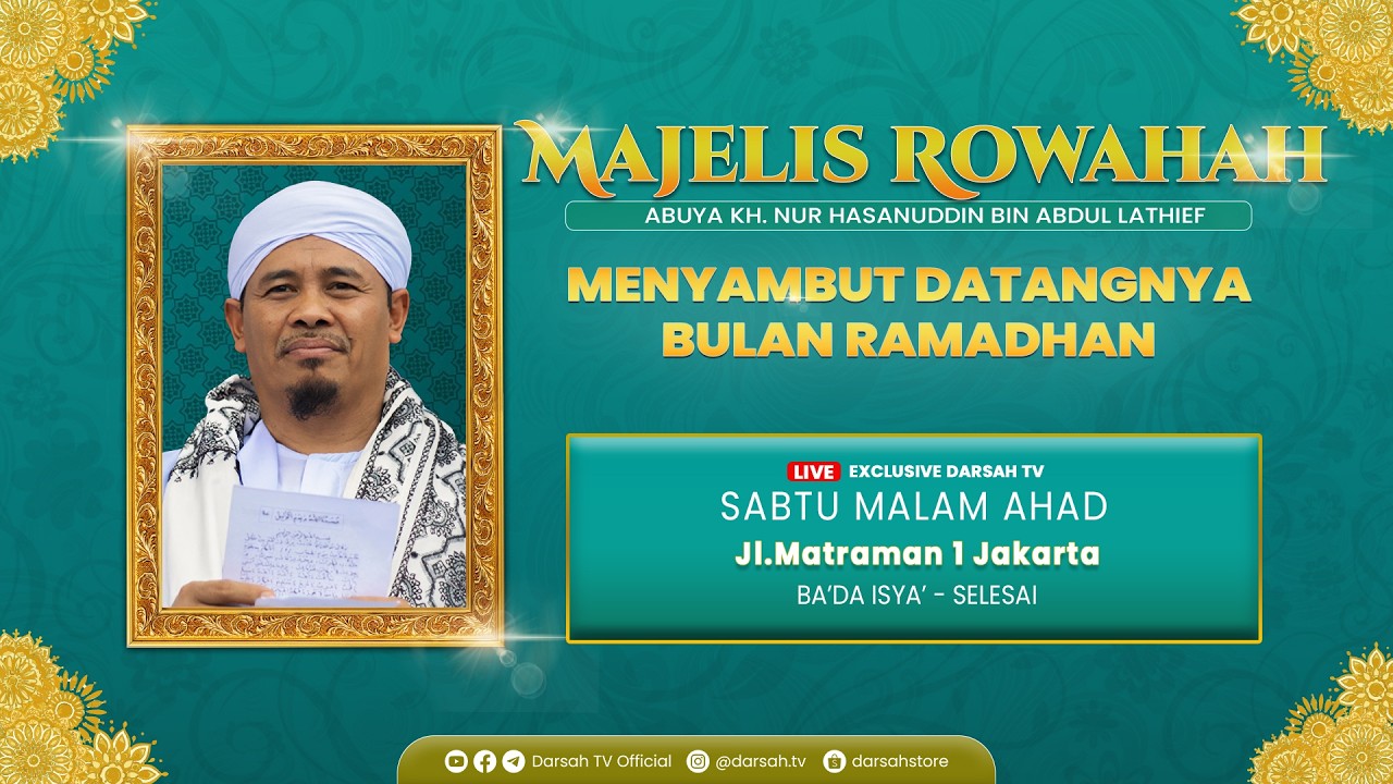 🔴LIVE | MAJELIS ROWAHAH MENYAMBUT BULAN RAMADAHN .ᴴᴰ