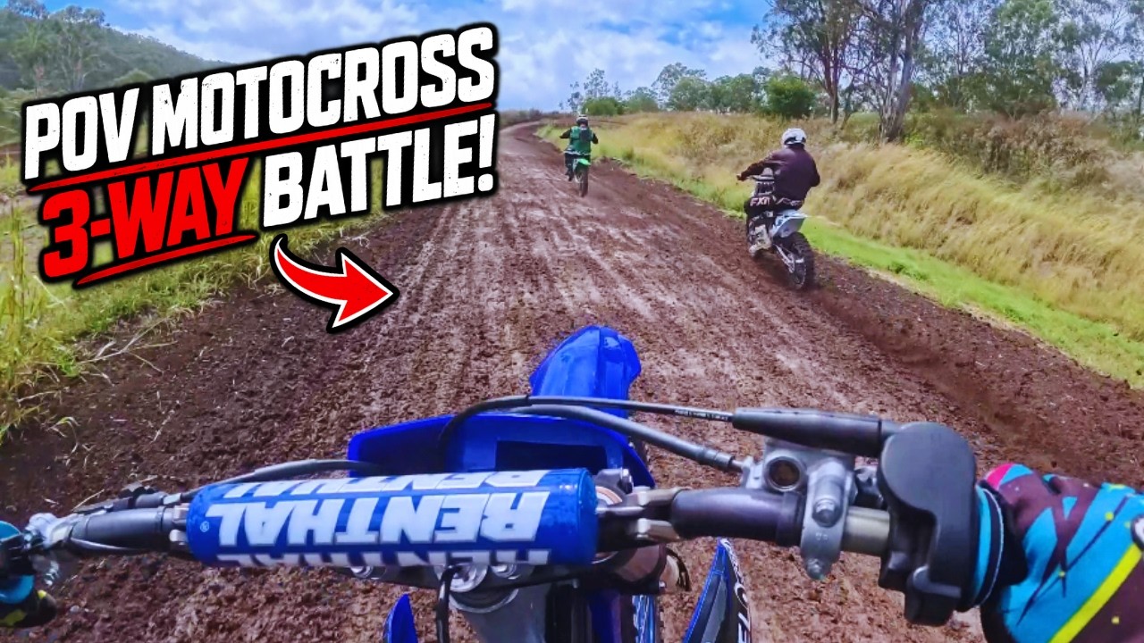 2-Stroke vs Stark VARG vs KX450! 3-Way Motocross Battle | Gap Creek Moto | 4K POV