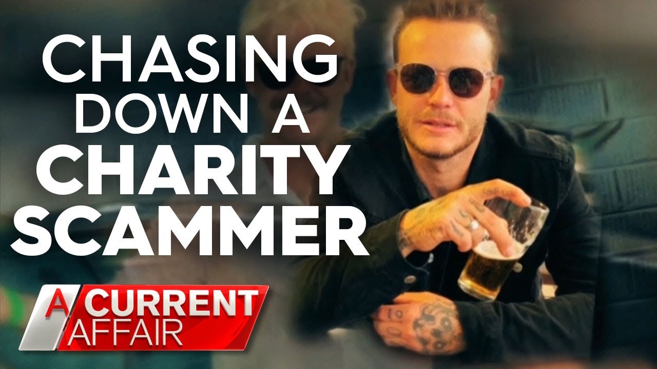 Charity scammer confronted | A Current Affair