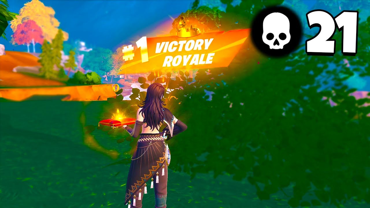 21 Elimination Solos Win Gameplay (Fortnite Chapter 4 Season 3 Zero Build)
