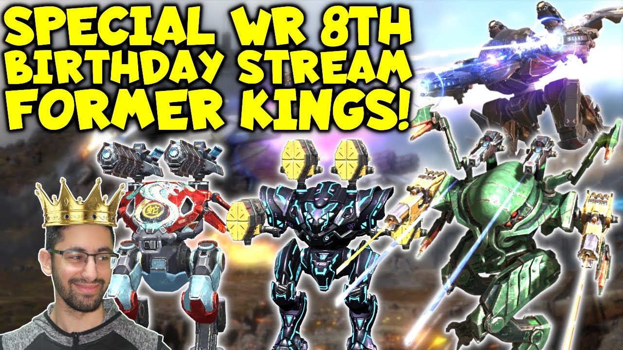 Former Kings | 200x HAMMER Giveaway | Special WR 8th #WRLiveshow | War Robots Anniversary