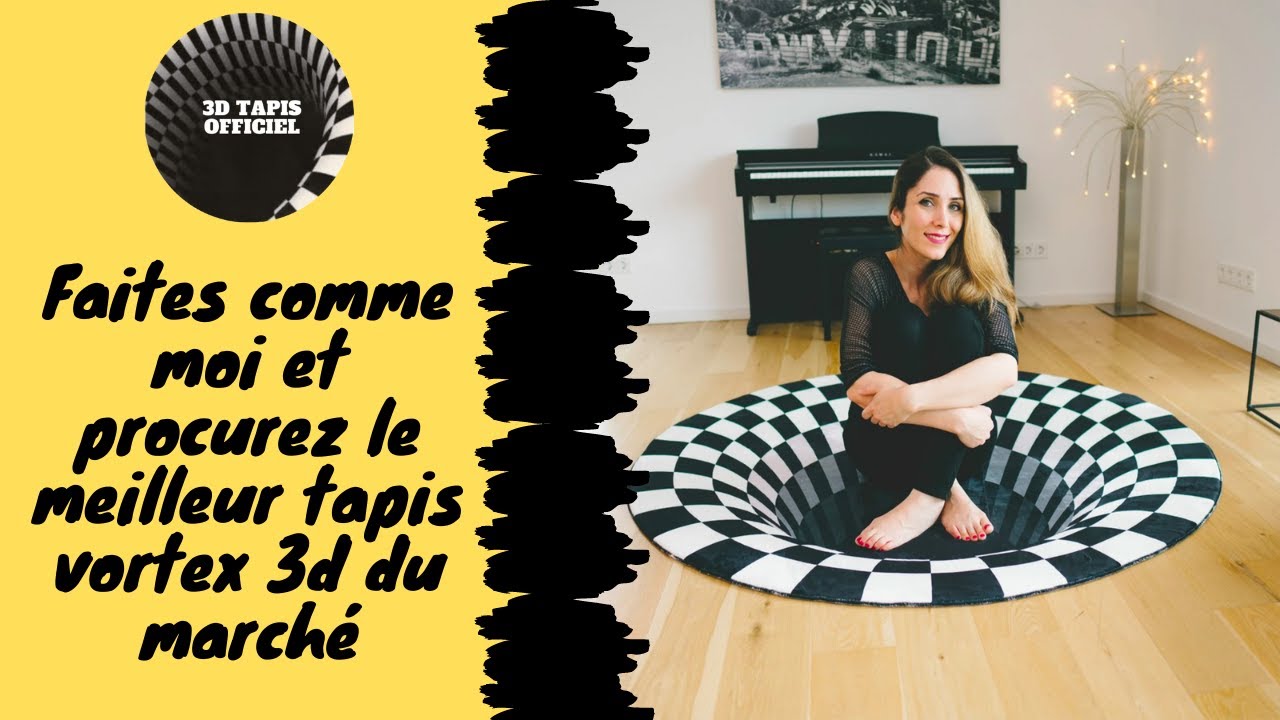 1 achet&eacute; + 1 offert ! Tapis d'illusion tourbillon, Donner une vie &agrave; votre maison ! #interiordecor
