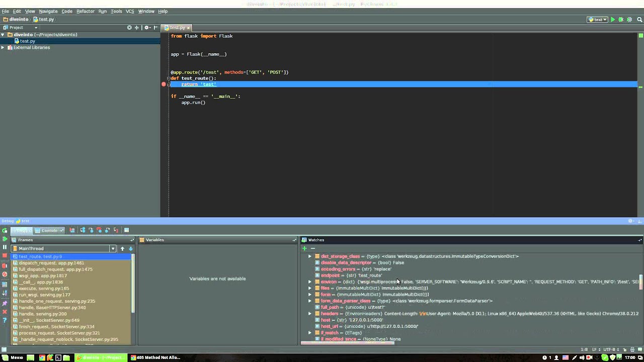 Flask  HTTP методы