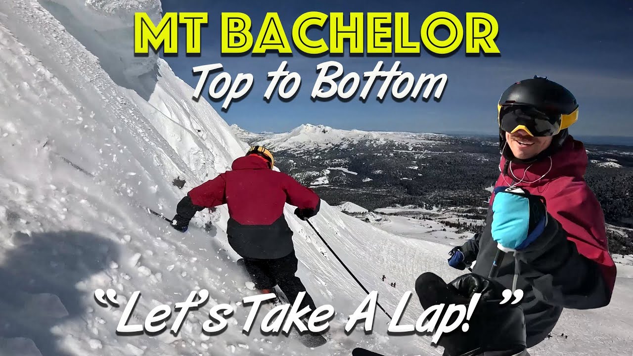 Sunny summit  day at Mt. Bachelor with Andrew Orlich, 
