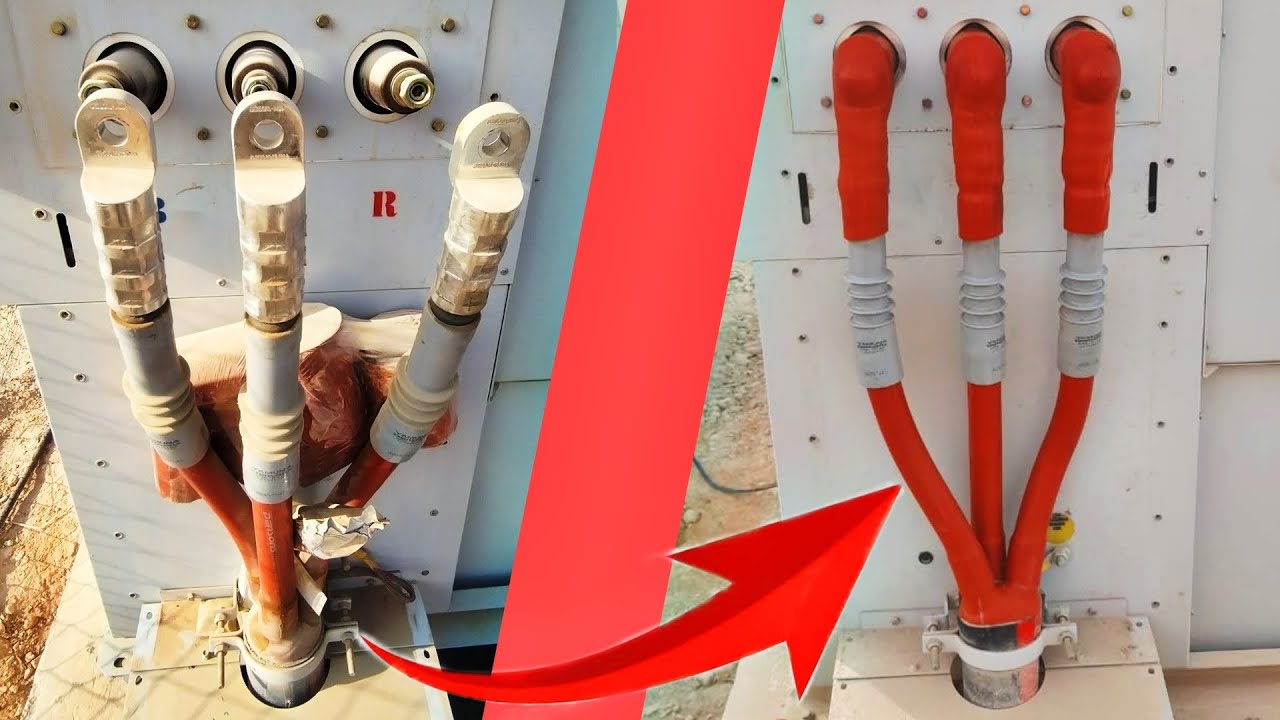 Yamuna Denson Termination Finishing Part 2 // 13.8KV Medium Voltage Termination 500MM Cable Jointer