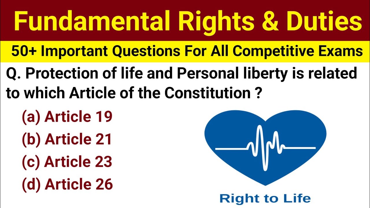 Fundamental Rights & Duties Important Questions |Indian Polity Most Important Questions For All Exam