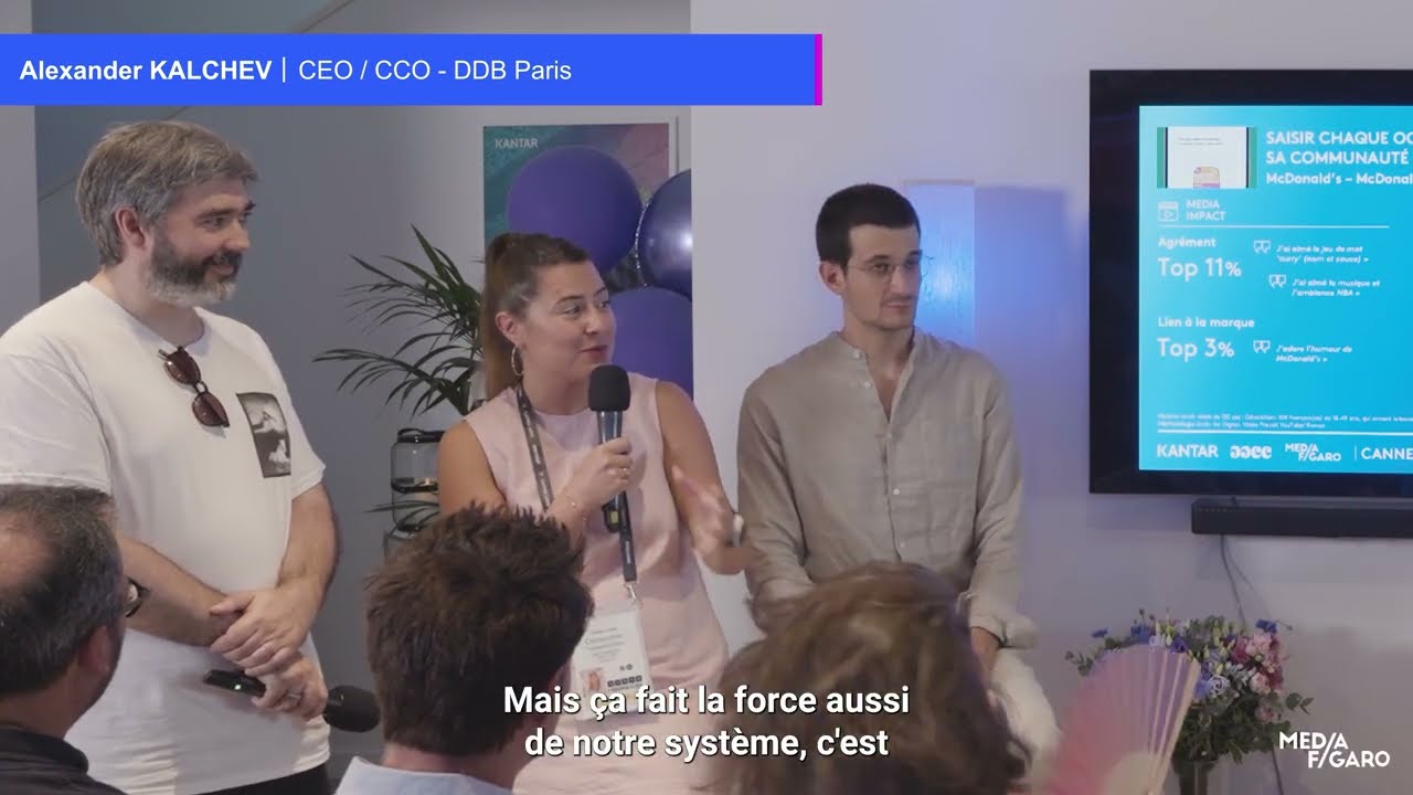 Conférence Creativity is Business / Creativity for Change - DDB Paris / MCDONALD'S