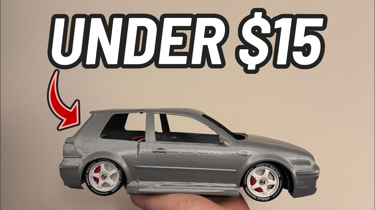 How I Made My Own Mk4 GTI RC Car!!!