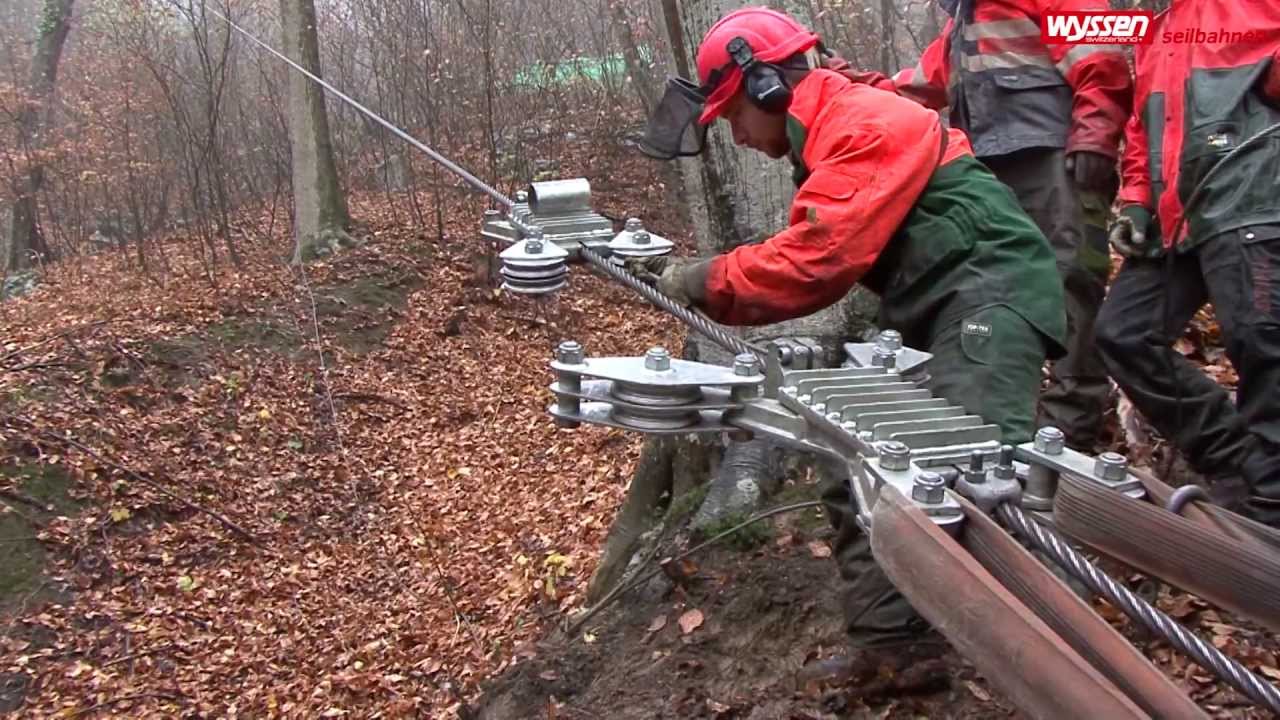 Seilkran Schulungsfilm Teil 11: Seilkrananlage abbauen