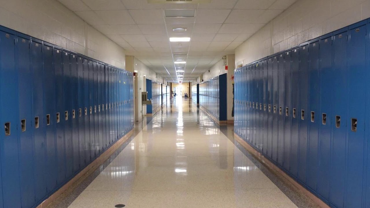 dua lipa break my heart but you're in an empty school hall