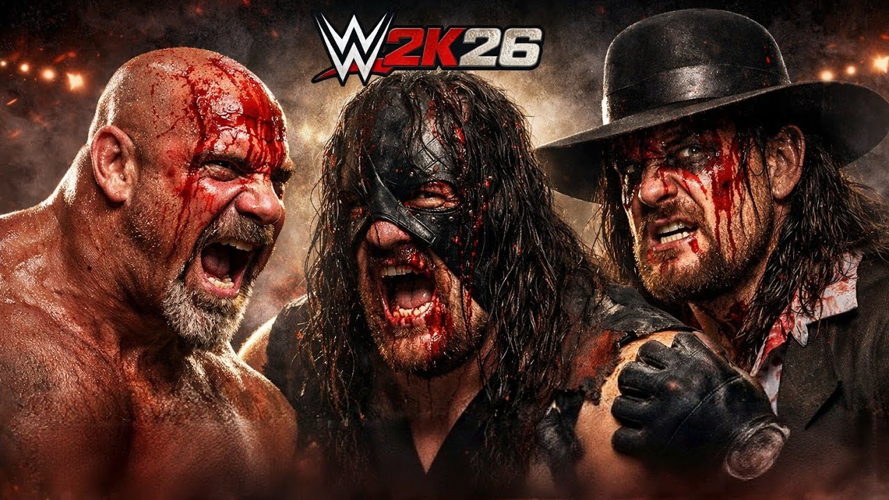 Goldberg vs Undertaker vs Abyss – Ultimate Triple Threat Destruction! 💀🔥