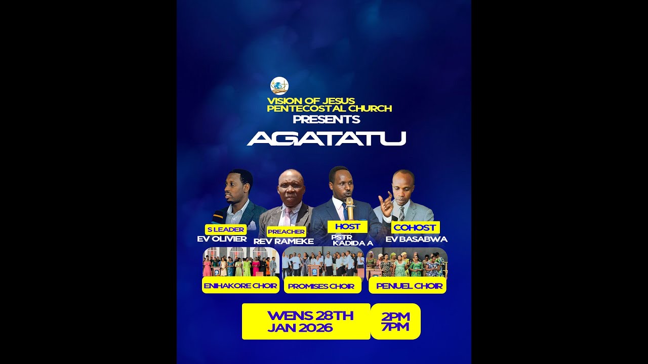 LIVE.AGATATU MURI VISION HAMWE NA REV. RAMEKE 28/01/2026