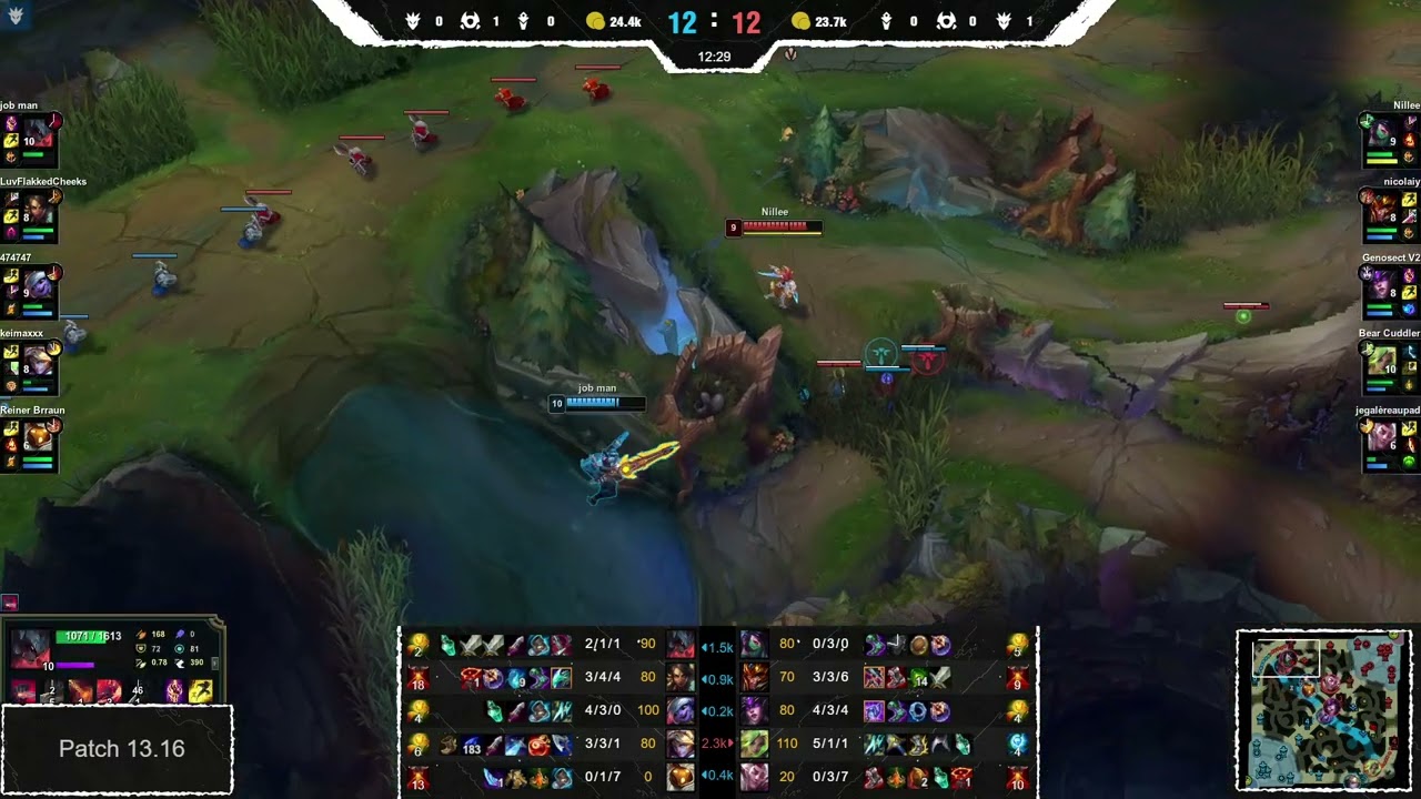 🔹[TH] Jank -VS- 🔸[VER] Nille🔸[FSK] nicolaiy - LoL Ranked Replay