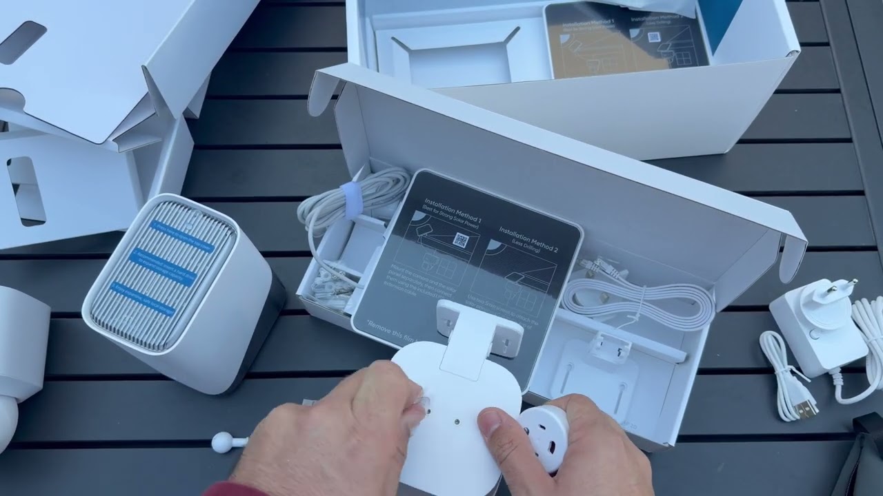 Eufycam E42 déballage et installation 