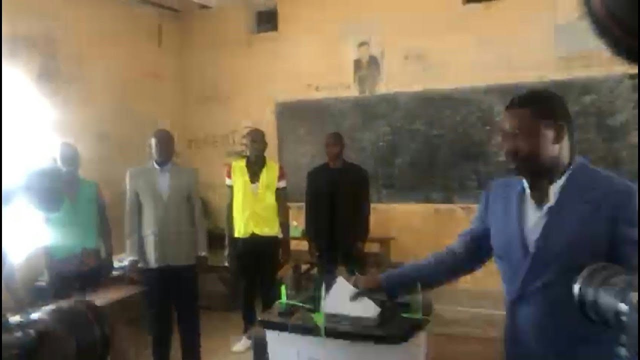Togolese President Faure Gnassingbe casts his vote in Kara | AFP