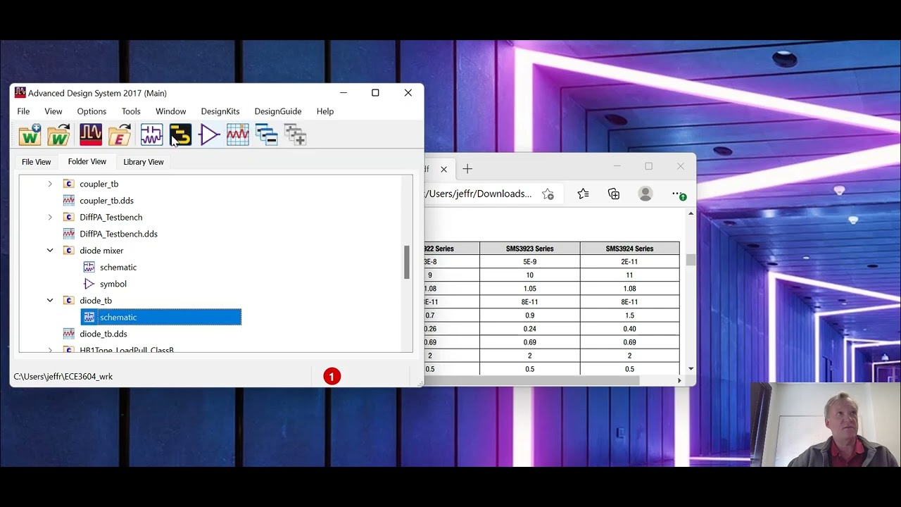 ADS  - Diode Mixer Simulation