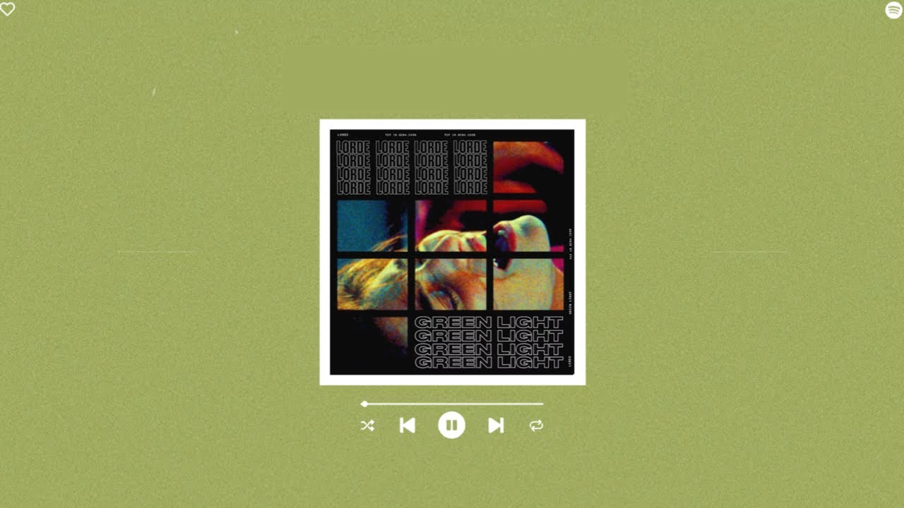 lorde - green light (sped up & reverb)