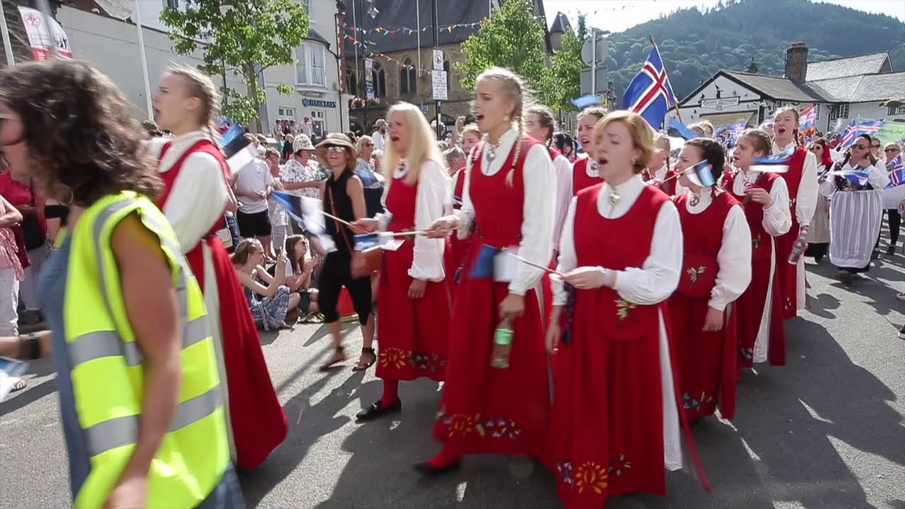 Llangollen International Musical Eisteddfod Parade of Nations 2018