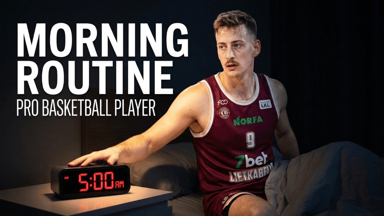 MY EXTREMELY PRODUCTIVE 5 AM Morning Routine as a Pro Basketball Player