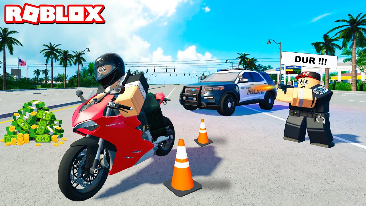 Motor Aldım ve Soygun Yaptım!! Polis Peşimde - Panda ile Roblox Southwest Florida
