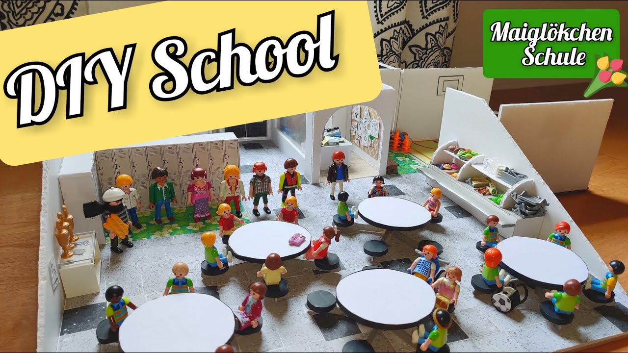 DIY Playmobil Schule Selber Basteln + Unboxing 9871 [Pimp my Playmobil] - Playmobil Film Deutsch