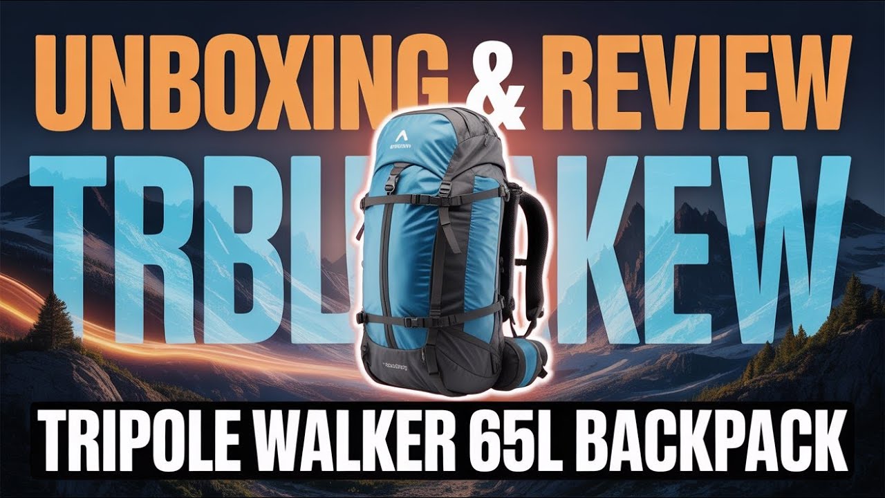 Tripole Walker 65 Liters Travel & Hiking Backpack | Unboxing & Review 🎒✨