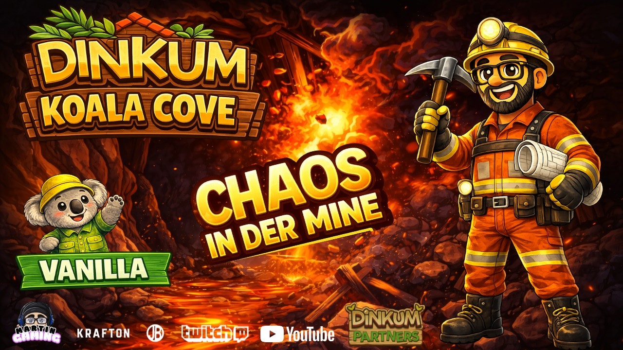 🌿Koala Cove: Chaos in der Mine – Bauen, Lachen & Eskalation | Dinkum LIVE 🌿