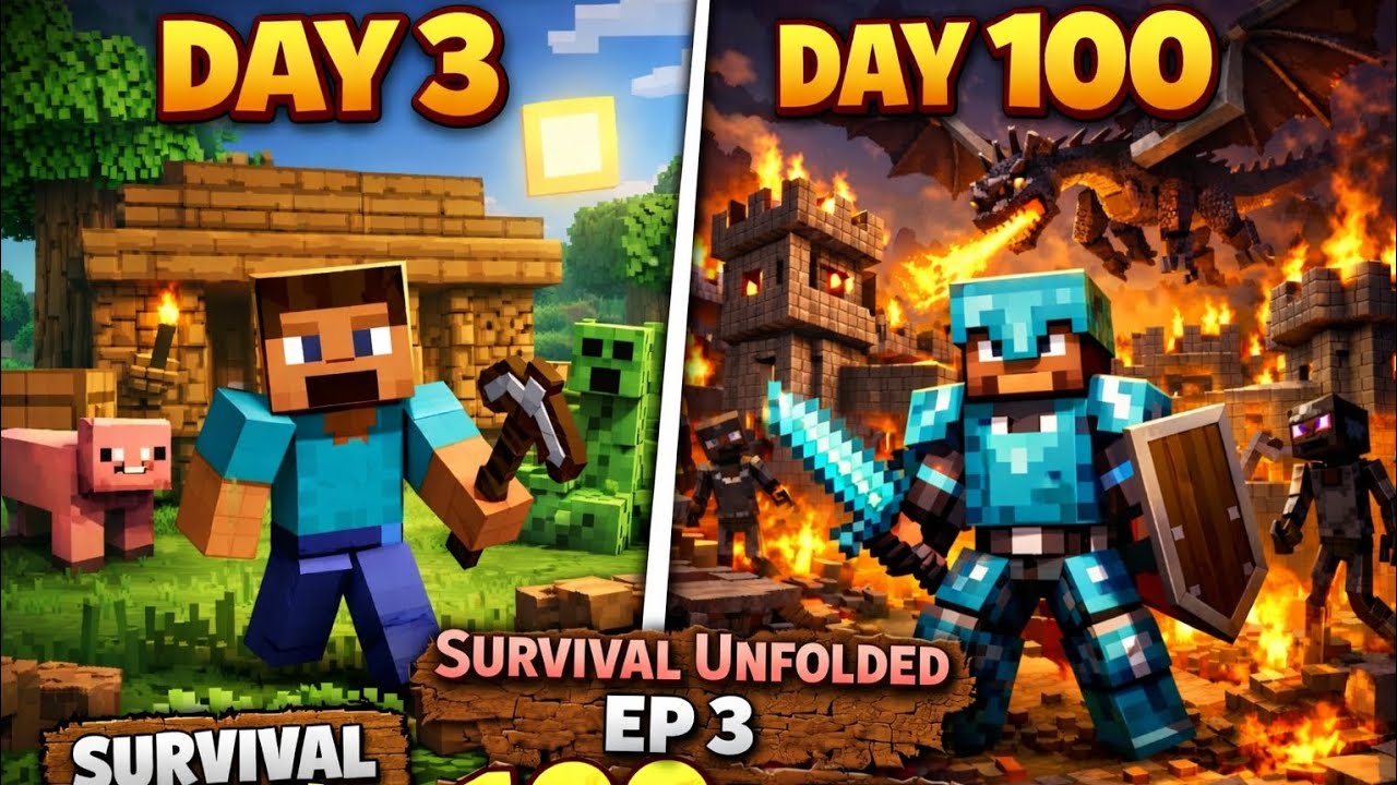 Survival unfolded episode #3 #minecraft #gameplay #survivalseries #live #livestreaming 
